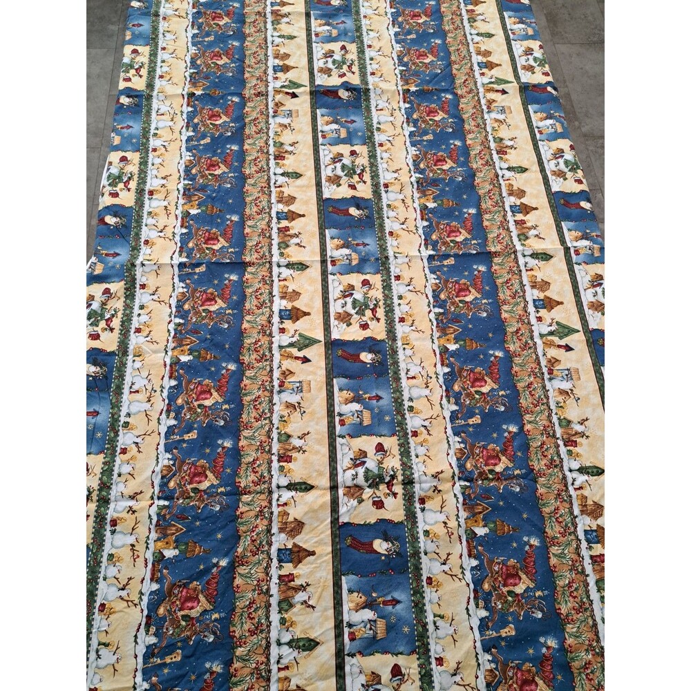 VTG Quick as a Wink by Rebecca Carter for MM Fab Christmas Fabric 67.5" x 42"